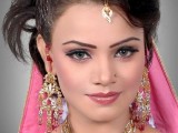 Pakistani Bridal Hairstyles Medium Length 2013 0019