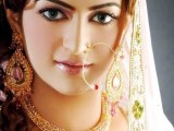 Pakistani Bridal Hairstyles Medium Length 2013 009