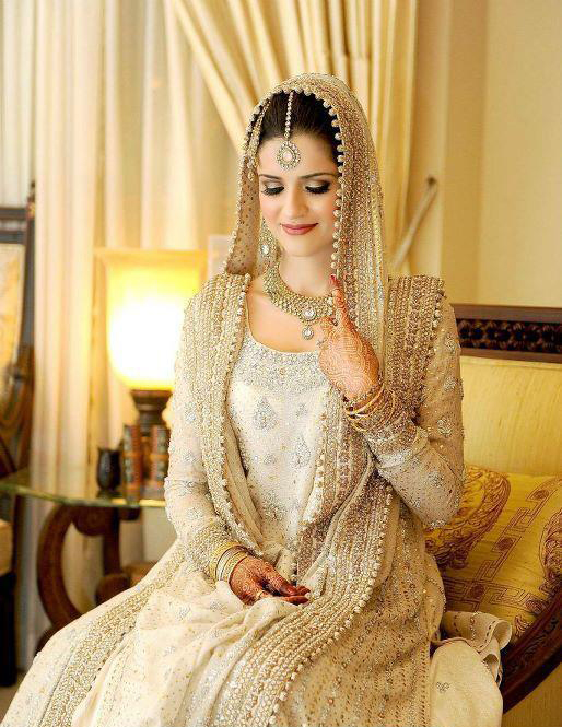 Simple wedding dresses pakistani