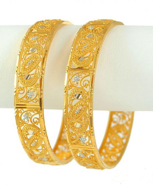 Pakistani New Gold Bangles Designs 2018 Pictures 