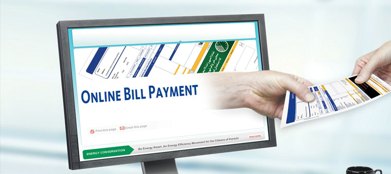 How do you pay bills online?