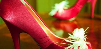 Red Wedding Bridal shoes
