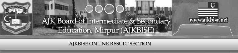 AJK Board Inter Part 2 Result 2014