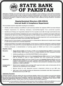 SBP State Bank Pakistan Jobs 2024 for OG 2