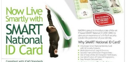 Nadra Smart SNIC National Identity Card Launched