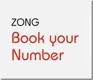 Zong Introduces Online Number Booking Service 001