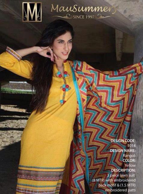 Mausummery Lawn Collection 2024 for Ladies 001