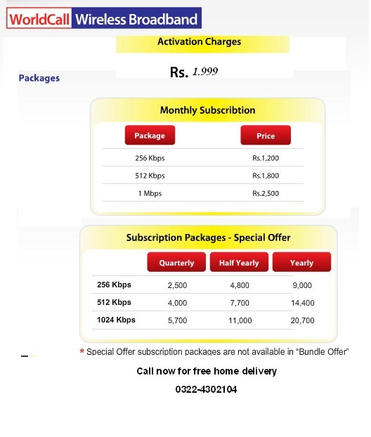 WorldCall Wireless Broadband Packages 001