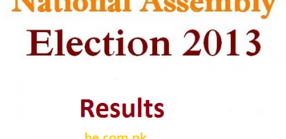 Pakistan National Assembly NA election results 2024