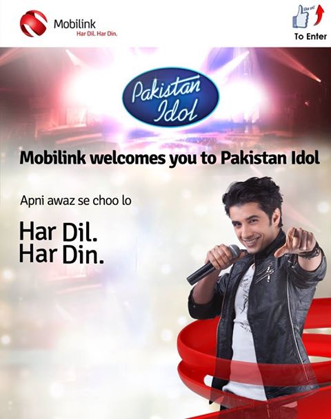 Join Pakistan Idol through Mobilink Mobile Audition