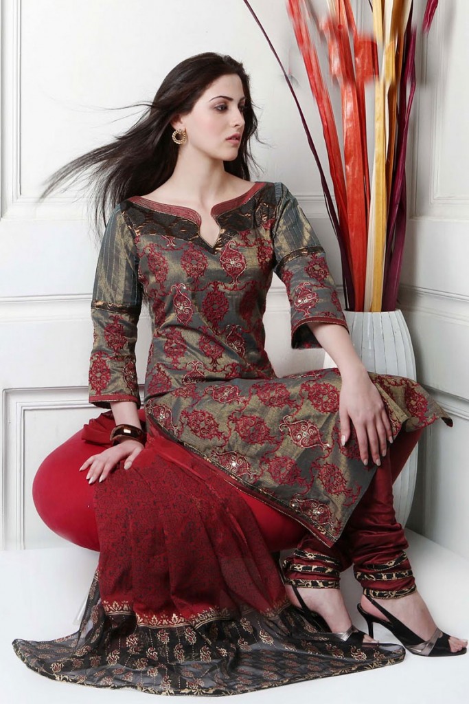 Latest neck designs in salwar kameez design shanghai