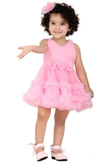 Kids Frocks Design 2024 Long Cotton for Summer Party Wear in Pakistan