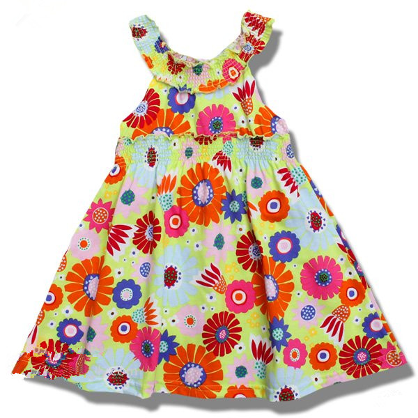 Kids Frocks Design 2024 Long Cotton for Summer Party Wear in Pakistan