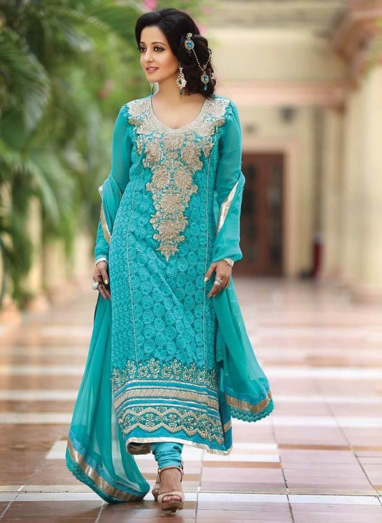 embroidered salwar kameez neck designs