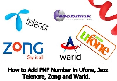 how to add friend and family number in ufone, jazz telenore, zong and warid