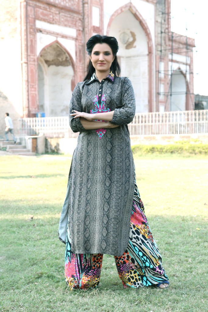 Pakistani Palazzo Pants With Long Kurta Shirts 2016