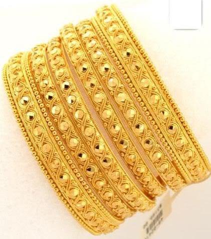 Pakistani New Gold Bangles Designs 2021 Pictures