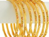 gold bangles fashion