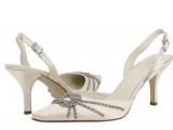 silver heel for bridal