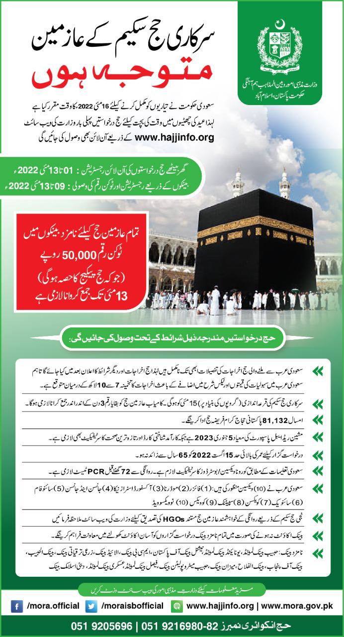 Hajj Price in Pakistan 2024 Government, Private Expenses