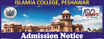 Islamia College Peshawar Merit List 2021 for 1st Year FSC FA Admission