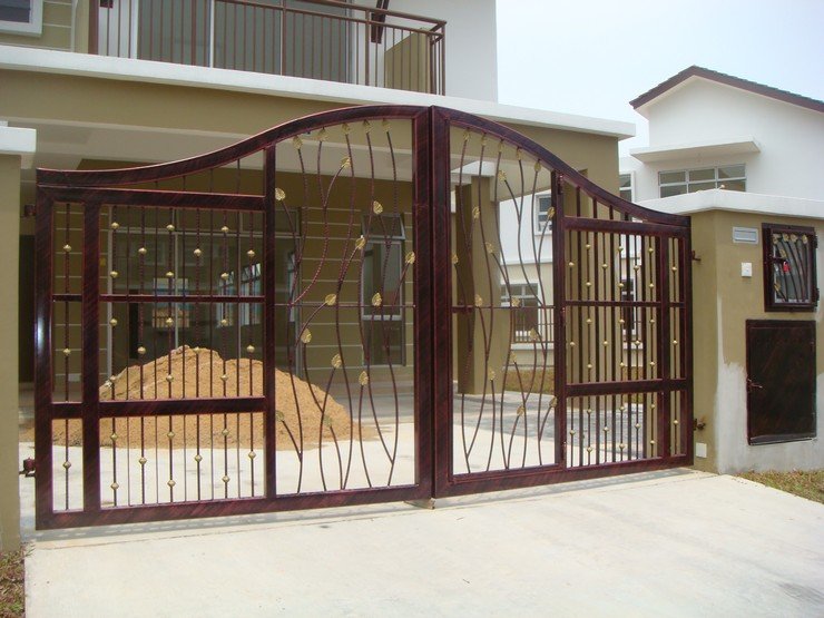 Front Home Main Iron Gate Design for House in Pakistan Pictures