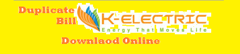 Kesc Duplicate Bill 2022 K electric Bill Print View Download Online