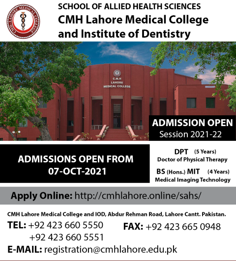 CMH Medical College Lahore Fee Structure 2022