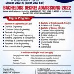 Duet Fee Structure 2022 Dawood University of Engineering and Technology
