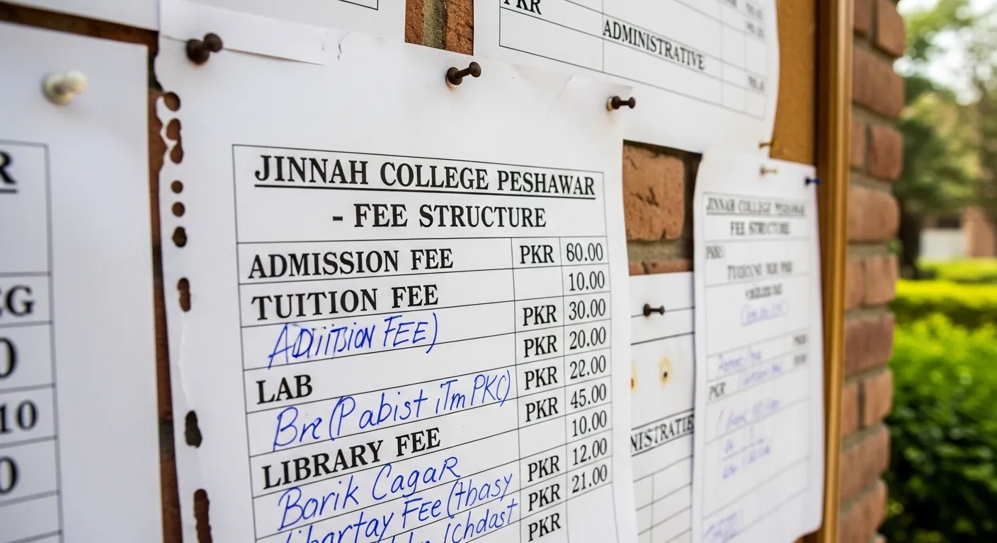 Jinnah College Peshawar Fee Structure 2026