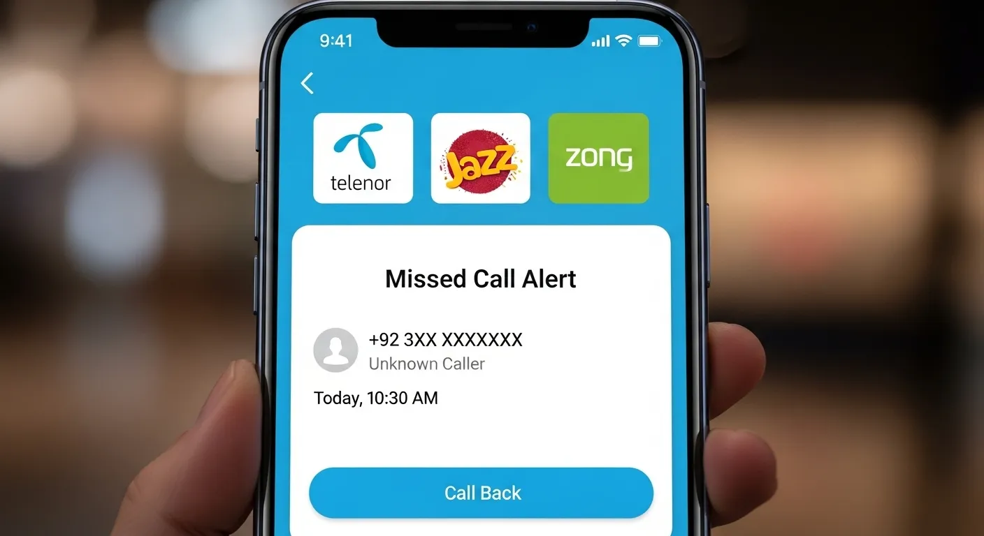Missed Call Alert Telenor, Jazz, Zong